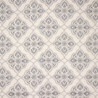 Parkway Silver by Carole Fabric Reflection Pool 55% Polyester, 45% Rayon China Passes 30,000 Double Rubs Wyzenbeek Horizontal: 11 3/4" and Vertical: 12 1/2" V 53" - Fabric Carolina -