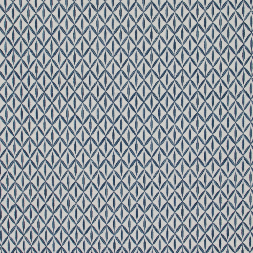 Stay With Me Royal Blue by Carole Fabric French Navy 70% Polyester, 30% Linen India N/A Horizontal: 1375 and Vertical: 2125 52 - Fabric Carolina -