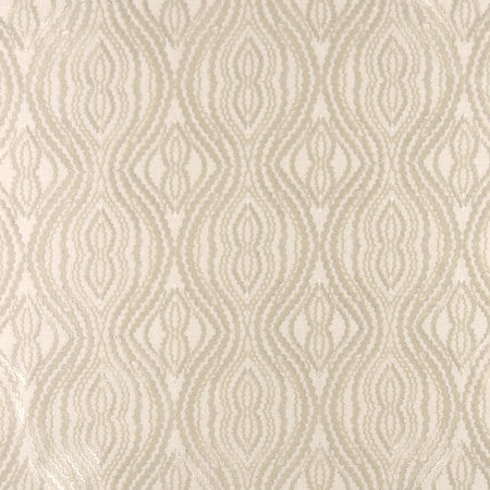 Scallop Away Cream by Carole Fabric From The Heart 70% Polyester, 30% Cotton India  9 1/2" V, 8 1/2" H 51.5"  - Fabric Carolina -
