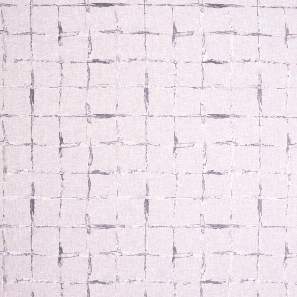 Secret Plan Nickel by Carole Fabric White Smoke 52% Cotton, 48% Polyester India Passes 20,000 Double Rubs Wyzenbeek Horizontal: 12.75 and Vertical: 12.25 51 - Fabric Carolina -