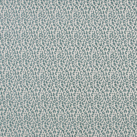 Snow Leopard Teal by Carole Fabric Jungle Safari 68% Rayon, 32% Polyester- Latex Backing China Passes 15,000 Double Rubs Wyzenbeek </p><p>Repeat: 4 1/4" V, 3 1/2" H 56" - Fabric Carolina -