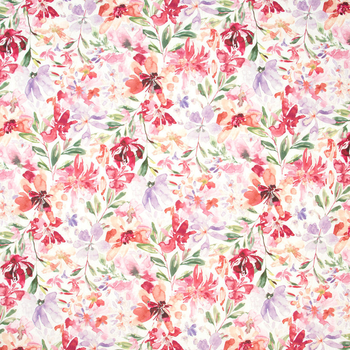 Romantic Intrigue Woodrose by Carole Fabric Geranium 100% Polyester China Passes 50,000 Double Rubs Wyzenbeek Horizontal: 265 and Vertical: 265 58 - Fabric Carolina -