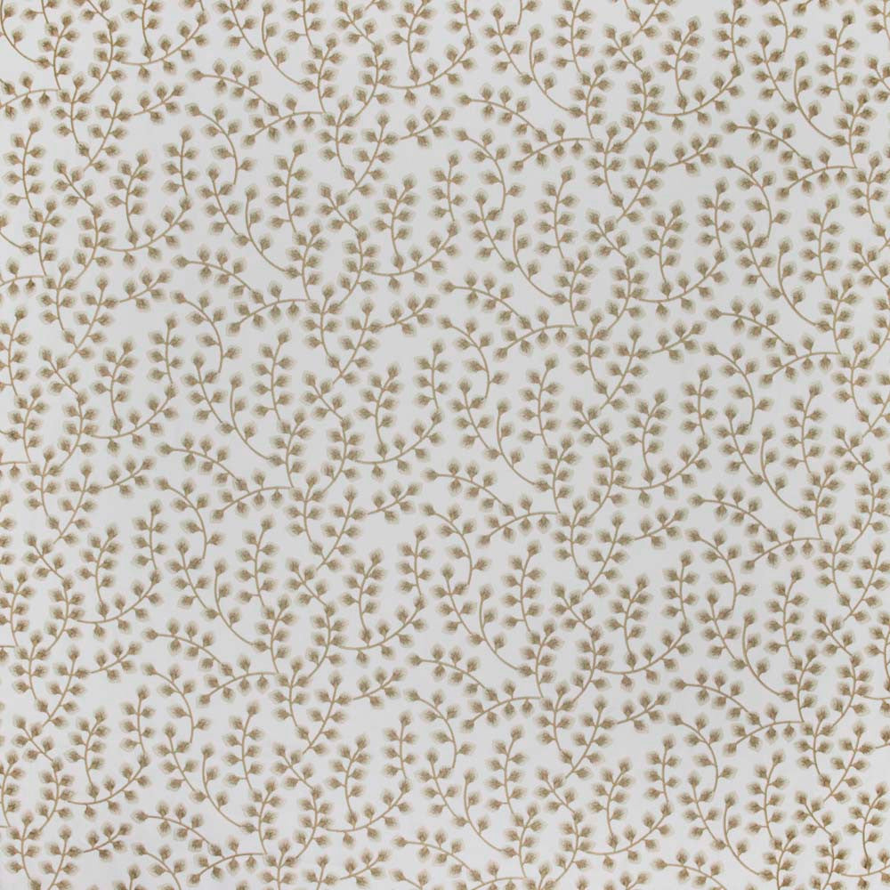 Spring Sprig Twig by Carole Fabric Sandalwood 52% Cotton, 48% Polyester India N/A Horizontal: 1275 and Vertical: 95 52 - Fabric Carolina -