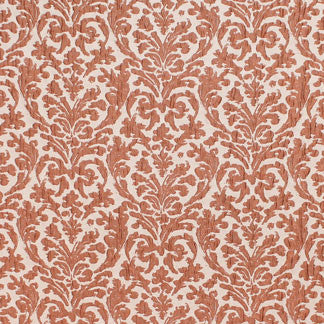 Travolta Coral by Carole Fabric Enamored 50% POLYESTER, 37% COTTON, 13% RAYON TURKEY Passes 30,000 Double Rubs Wyzenbeek </p><p>Repeat: 11 3/8" V, 13 1/2" H 54" - Fabric Carolina -