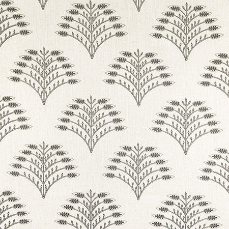 New Natural Cloud by Carole Fabric Hidden Treasure Base: 95% Polyester, 5% Linen Embr: 100% Polyester China  15 7/8" V, 8" H HD 52"  - Fabric Carolina -