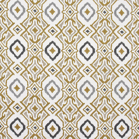 Forever Means Golden by Carole Fabric Artisan Base: 100% Cotton. Embr: 60% Cotton, 40% Spun Poly INDIA N/A 15"V, 6 1/2" H 52"  - Fabric Carolina -