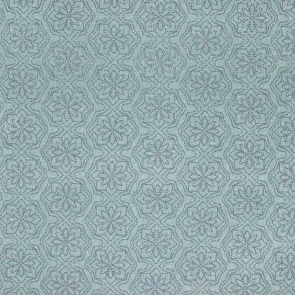 Seeing Stars Spa Blue by Carole Fabric Seamist 70% Polyester, 30% Cotton India N/A Horizontal: 13 and Vertical: 5625 52 - Fabric Carolina -