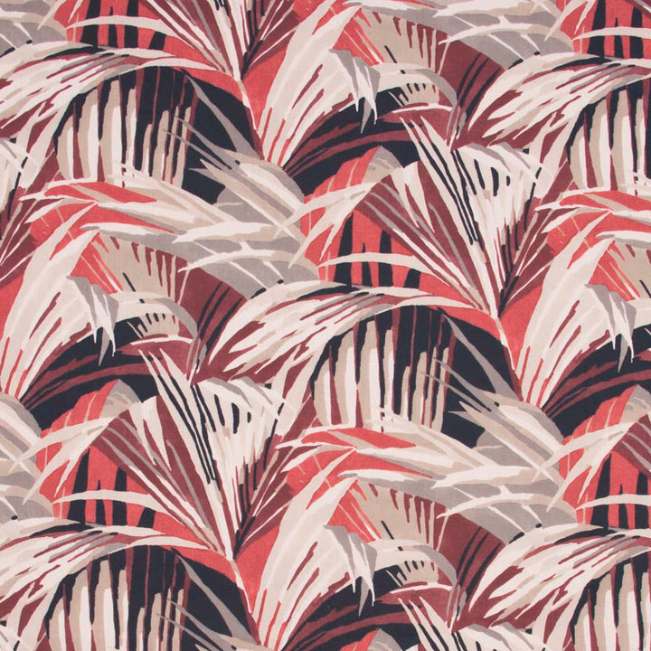 Treehouse Sangria by Carole Fabric Red Sea 100% Polyester India 50,000 Wyzenbeek Double Rubs Horizontal: 26.625 and Vertical: 24.5 55.5 - Fabric Carolina -