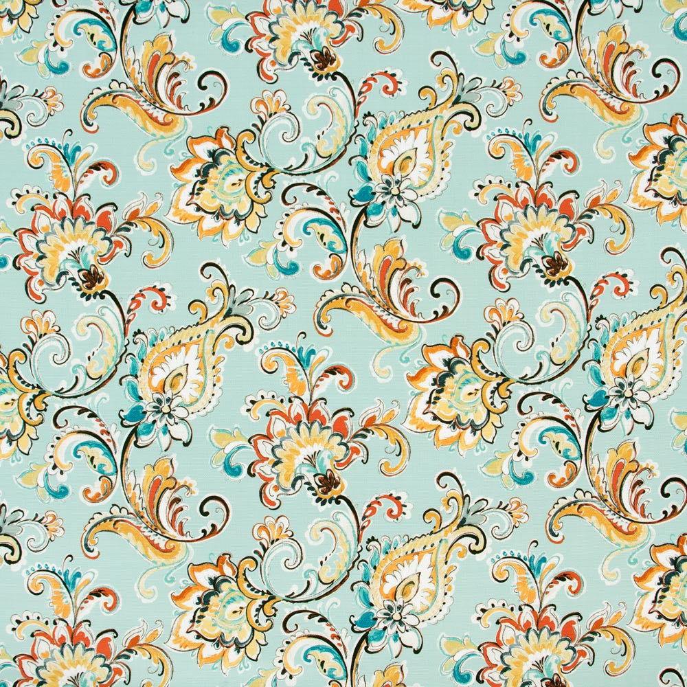 Animated Story Deco Blue by Carole Fabric Breathtaking 100% Cotton- Soil & Stain Repellent Turkey Passes 15,000 Double Rubs Wyzenbeek Horizontal: 27 and Vertical: 25 54 - Fabric Carolina -