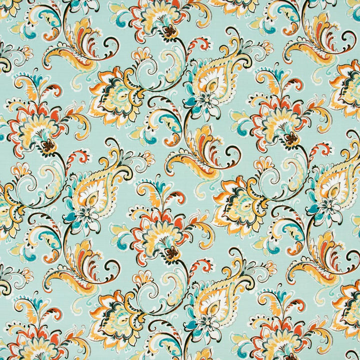 Animated Story Deco Blue by Carole Fabric Breathtaking 100% Cotton- Soil & Stain Repellent Turkey Passes 15,000 Double Rubs Wyzenbeek Horizontal: 27 and Vertical: 25 54 - Fabric Carolina -