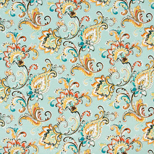 Animated Story Deco Blue by Carole Fabric