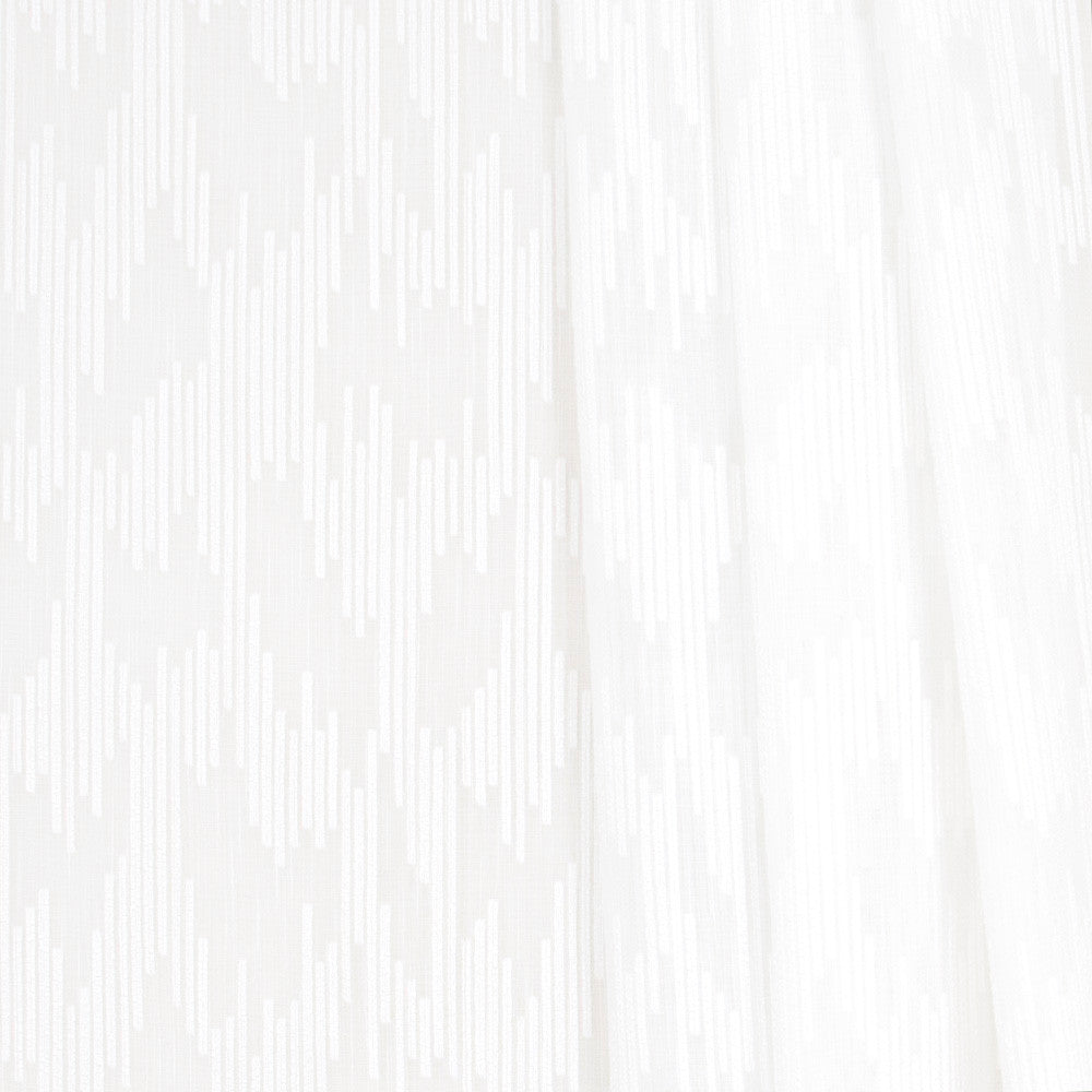 Buzz White by Carole Fabric Sheer Marvel 100% Polyester TURKEY N/A Horizontal: 8625 and Vertical: 1475 118 - Fabric Carolina -