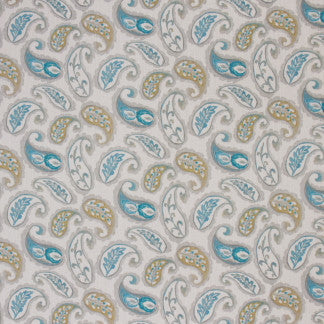 Dallying Caribbean by Carole Fabric Reflection Pool 100% Polyester China  18" V, 18" H 54"  - Fabric Carolina -