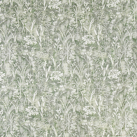 Across The Pond Grass by Carole Designer Fabric English Garden 73% Polyester, 27% Viscose N/A 21 1/2" V, 18" H 54" - Swanky Fabrics -