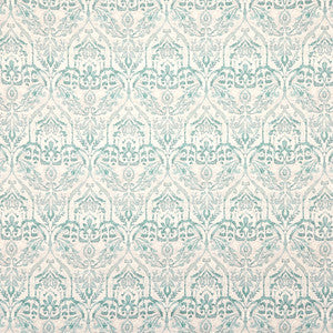 In The Mirror Aqua by Carole Fabric