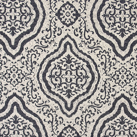 Time Being Shadow by Carole Fabric Moonstone 95% Polyester, 5% Cotton India N/A 31" V, 27 1/2" H 54.38"  - Fabric Carolina -