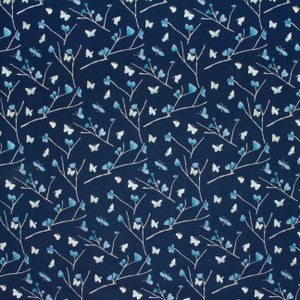 Eden Hunt Navy by Carole Fabric