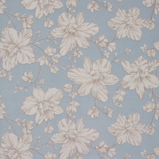 Good Day Periwinkle by Carole Fabric Reflection Pool 100% Polyester India N/A </p><p>Repeat: 19 5/8" V, 26 1/2"H 54" - Fabric Carolina -