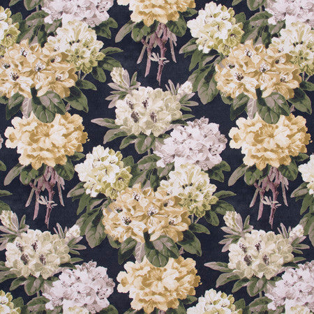 As We Love Midnight by Carole Designer Fabric Lemongrass 100% Cotton-SSR Peru Passes 24,000 Double Rubs Wyzenbeek 34" V, 13 1/2" H HD 54" - Swanky Fabrics -