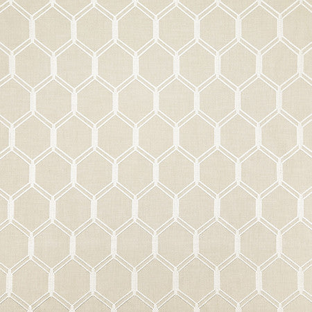 Collect Latte by Carole Fabric Shape Shifter Base: 73% Cotton, 27% Poly Embr: 58% Viscose, 42% Cotton India  9 1/4" V, 5 3/8" H 54"  - Fabric Carolina -