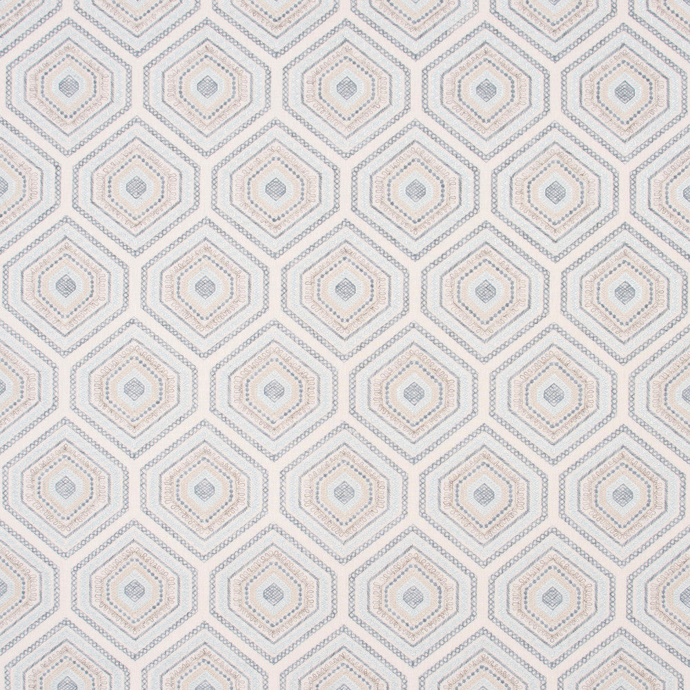 Overcome Island by Carole Fabric Spearmint 64% Polyester, 32% Cotton, 4% Linen India Passes 30,000 Double Rubs Wyzenbeek Horizontal: 6.25 and Vertical: 9.125 50.5 - Fabric Carolina -