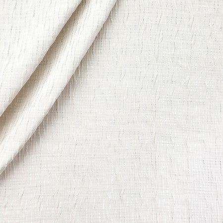 Like Lightning Antique White by Carole Fabric Fearless 100% Polyester India  6" V, 3 3/8" H 53.75"  - Fabric Carolina -