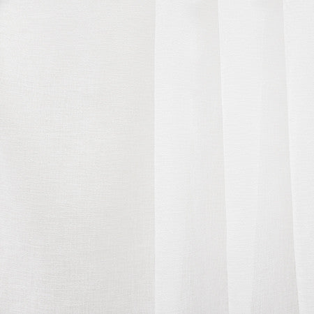 Northbound White by Carole Designer Fabric Sheer Basics III 100% Polyester Turkey N/A None 130" - Swanky Fabrics -