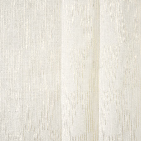 Stand Here Cream by Carole Fabric Sheer Luxury 100% Polyester TURKEY N/A 11 3/8" V, 7 7/8" H 118"  - Fabric Carolina -