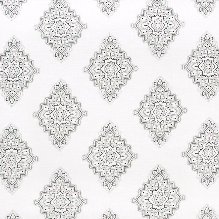 My Alibi Ebony by Carole Fabric Onyx & Ivory 55% Linen, 45% Rayon China Passes 30,000 Double Rubs Wyzenbeek Horizontal: 1775 and Vertical: 155 53 - Fabric Carolina -