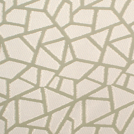 All Angles Sage by Carole Fabric Radiance 100% Polyester Turkey N/A 18" V, 10" H 58"  - Fabric Carolina -