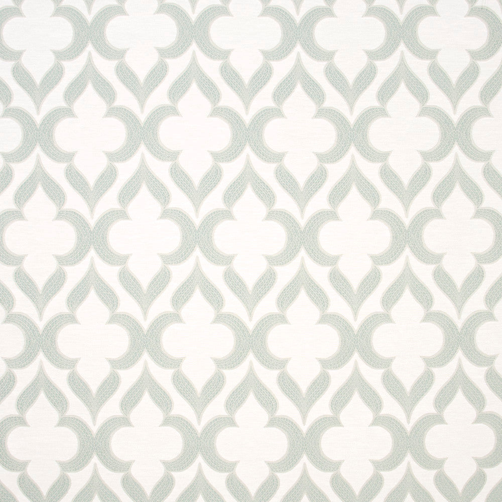 Dobbs Ferry Aqua by Carole Designer Fabric Blue Forest 62% Polyester, 31% Cotton Turkey N/A Horizontal: 7 and Vertical: 1375 58 - Swanky Fabrics -