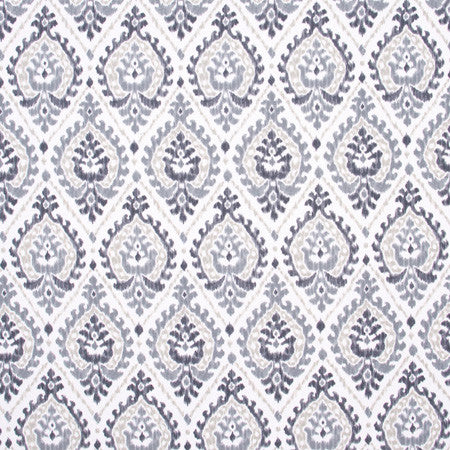 Creative Spirit Platinum by Carole Fabric White Smoke 100% Cotton Spain Passes 30,000 Double Rubs Wyzenbeek Horizontal: 6 3/4" and Vertical: 13 1/2" V 54" - Fabric Carolina -