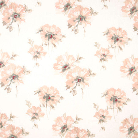 Summer Bloom Blush by Carole Fabric Geranium 100% Cotton India N/A </p><p>Repeat: 15 3/8" V, 17 1/8" H 5075" - Fabric Carolina -