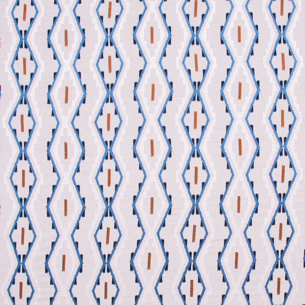 Parting Class Marina by Carole Fabric Bluebird 51% Linen, 49% Cotton India N/A Horizontal: 8.5 and Vertical: 6 50 - Fabric Carolina -