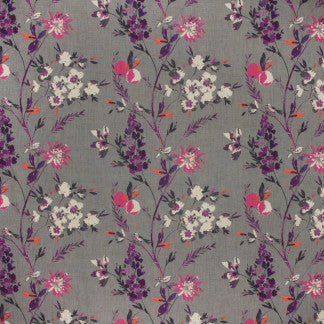 Bewilderment Mulberry by Carole Fabric Mulberry Sangria 100% Polyester India N/A Horizontal: 17 3/4" and Vertical: 17 3/8" V 54" - Fabric Carolina -