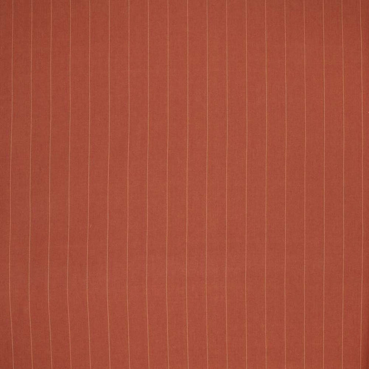 Bluesy Stripe Terra Cotta by Carole Fabric In Tune 100% Cotton India Passes 15,000 Double Rubs Wyzenbeek Horizontal: 2375 and Vertical: 0 54 - Fabric Carolina -