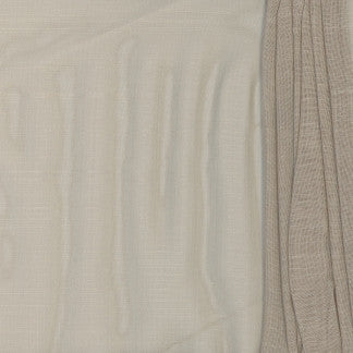 Art Of Essence Taupe by Carole Designer Fabric Sheer Clarity,Sheer Clarity II 100% Polyester France NONE 118" - Swanky Fabrics -
