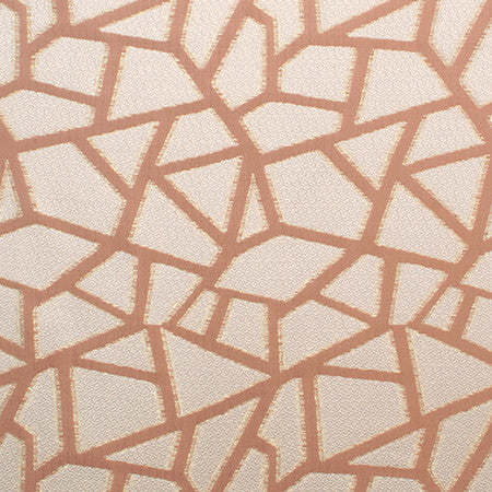 All Angles Cinnamon by Carole Fabric Radiance 100% Polyester Turkey N/A 18" V, 10" H 58"  - Fabric Carolina -