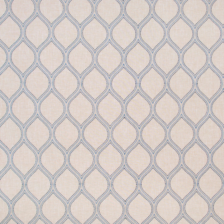 Hour Glass Royal by Carole Designer Fabric Blue Forest 70% Cotton, 25% Polyester, 5% Linen India Passes 50,000 Double Rubs Wyzenbeek Horizontal: 425 and Vertical: 75 52 - Swanky Fabrics -