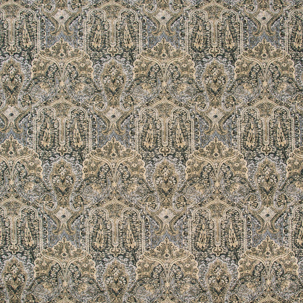 Ground Control Calico by Carole Fabric Onyx & Ivory 89% Cotton, 11% Rayon- Soil & Stain Repellent Finished In USA Passes 15,000 Double Rubs Wyzenbeek Horizontal: 675 and Vertical: 27 54 - Fabric Carolina -