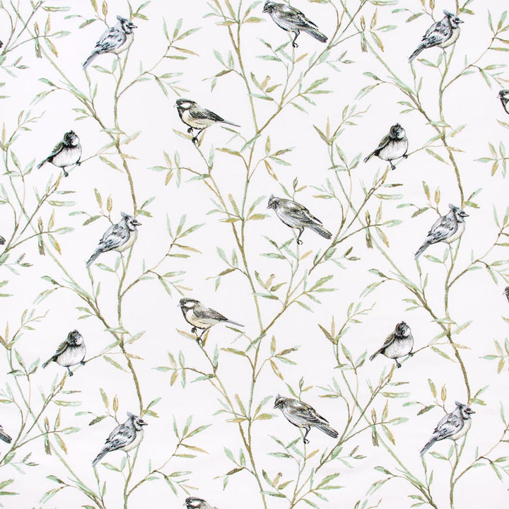 Tip Of A Feather Seagreen by Carole Fabric Vibrance 100% Cotton India N/A Horizontal: 25125 and Vertical: 15375 51 - Fabric Carolina -