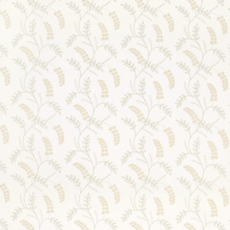 Promises Promises Opal by Carole Designer Fabric COCONUT CREAM 52% Cotton, 48% Polyester India Passes 30,000 Double Rubs Wyzenbeek </p><p>Repeat: 9 1/8" V, 8 5/8" H 52" - Swanky Fabrics -