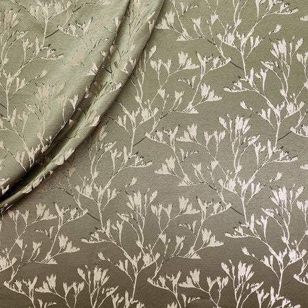 A Million Bucks Sage by Carole Designer Fabric Fearless 67% Polyester, 33% Cotton India 18 1/8" V, 18 1/2" H 55" - Swanky Fabrics -