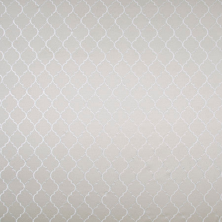 Jury's Out Silver by Carole Designer Fabric Haven 100% Polyester India Passes 45,000 Double Rubs Wyzenbeek Horizontal: 3" D and Vertical: 4 1/4" V 515" - Swanky Fabrics -