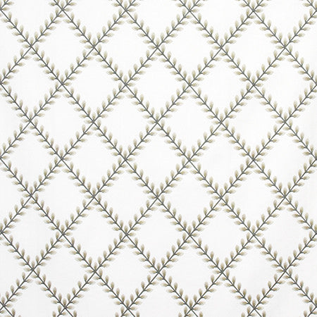 Diamond Petals Birch by Carole Fabric Wellington Base: 100% Polyester. Embr: 100% Viscose INDIA 51,000 Wyzenbeek Double Rubs 6" V, 5 3/8" H HD 55"  - Fabric Carolina -