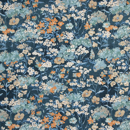 For Instance Midnight by Carole Designer Fabric Making Waves 55% Linen, 45% Viscose 18,000 Martindale Circular Rubs 25" V, 27" H 54" - Swanky Fabrics -