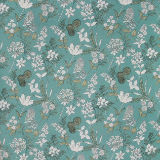 Covered Porch Seafoam by Carole Fabric Color Play 100% Cotton Spain Passes 35,000 Double Rubs Wyzenbeek </p><p>Repeat: 27" V, 27" H 54" - Fabric Carolina -