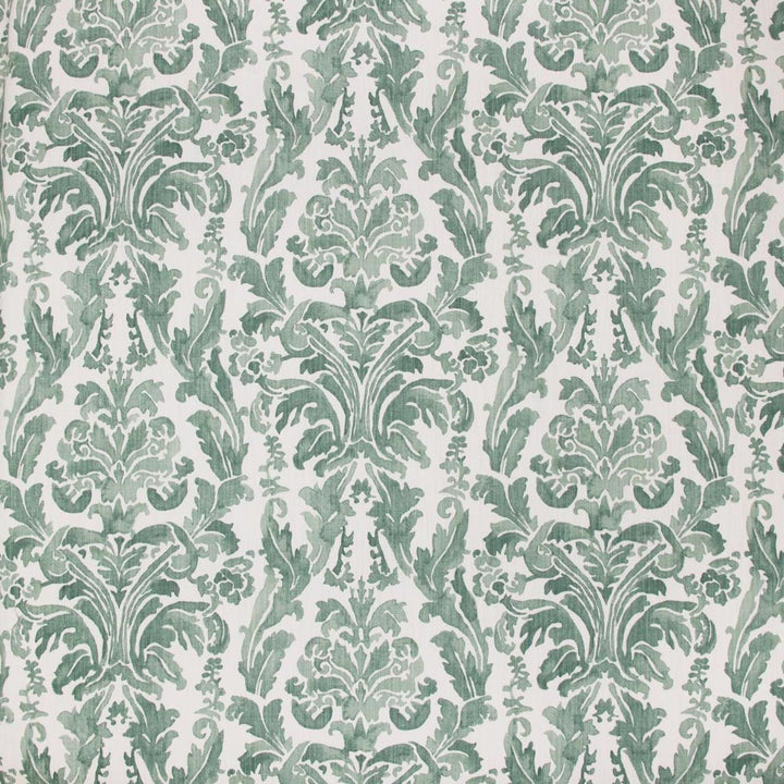 Heir Apparent Eucalyptus by Carole Fabric Seamist 85% Cotton, 15% Linen Printed In USA Passes 24,000 Double Rubs Wyzenbeek Horizontal: 135 and Vertical: 2525 54 - Fabric Carolina -