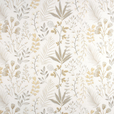 Field Of Sprigs Marble by Carole Fabric From The Heart 58% Cotton, 42% Polyester India 3,000 Wyzenbeek Double Rubs 12 3/4" V, 26" H 51.75"  - Fabric Carolina -