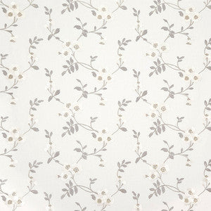 Hearts And Flowers Ivory by Carole Fabric